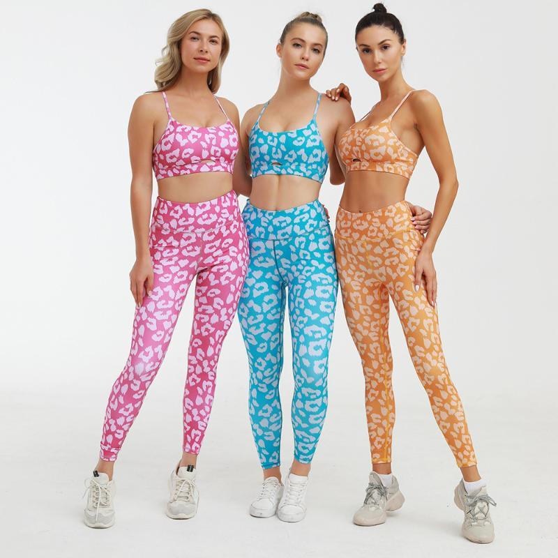 

Women 2Pcs Yoga Set Gym Crop Top High Waisted Sport Leggings Sport Suit Gym Clothing Women' Sportswear suit yoga sets ZC2344, Zc2344 green set