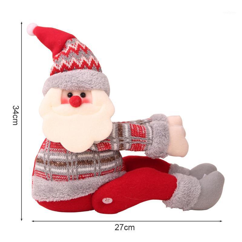 

Cloth Windows Curtain Decoration Christmas Gift Gift Festival 34 27 10cm Festive Embracing1