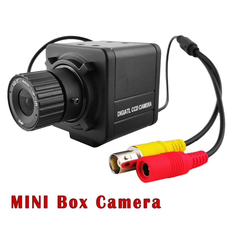 

NEOCoolcam Small Mini CCTV Metal BOX Camera CVBS 700TVL Analog Home Security Video Surveillance with 4MM HD Lens