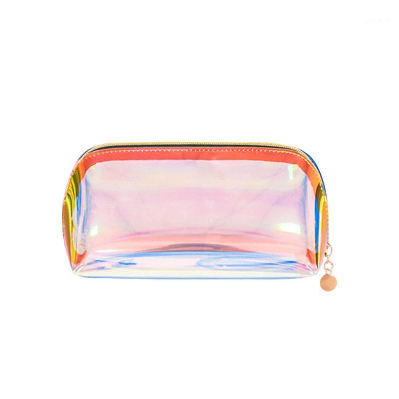 

Household Transparent Wash Bag with Zipper Portable Makeup Package Waterproof Storage Bag1