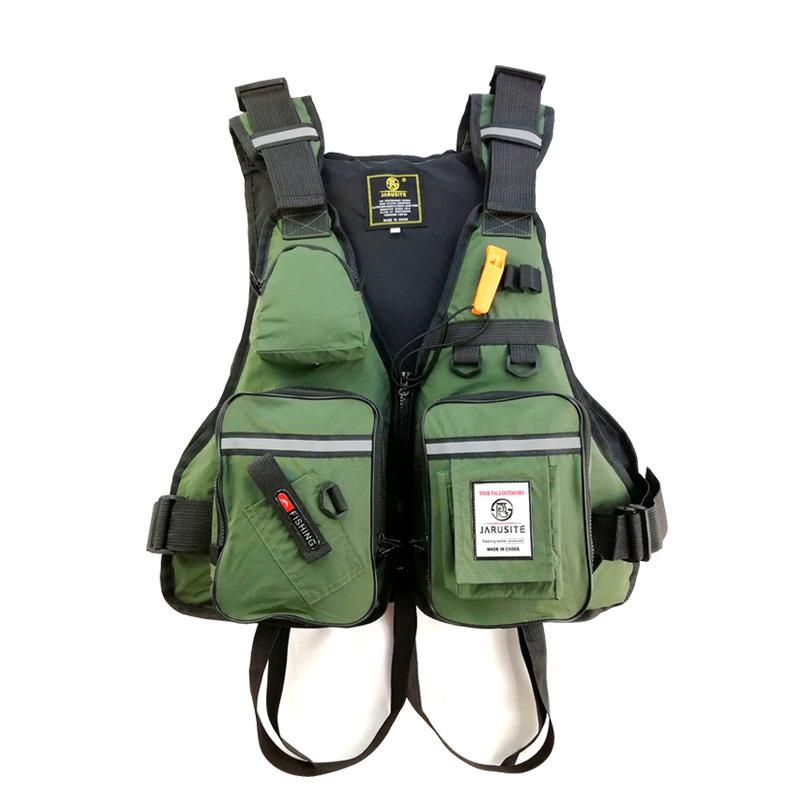 

Outdoor Adult Life Jacket Multifunction Fishing Vest Fishing Suit Life Jacket Large Buoyancy Chaleco Pesca Vest BC30JSY