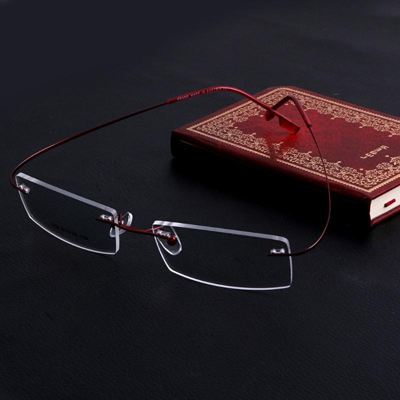 

Fashion Metal Rimless Eye Glasses Eyeglasses Frame Spectacle Frames