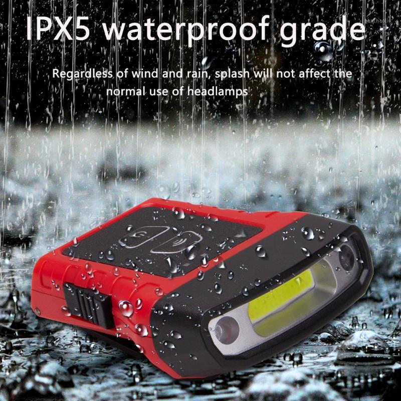

COB LED Cap Light Finger Sensor Hat Headlight Headlamp Head Head Cap Light Clip On Night Fishing Lamp1