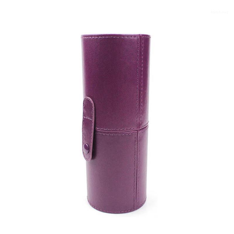 

Travel Fashion PU Leather Cosmetic Bag Case 17.6*6.8cm Shape Makeup Brush Holder Bag Toiletry Storage Box Organizer1