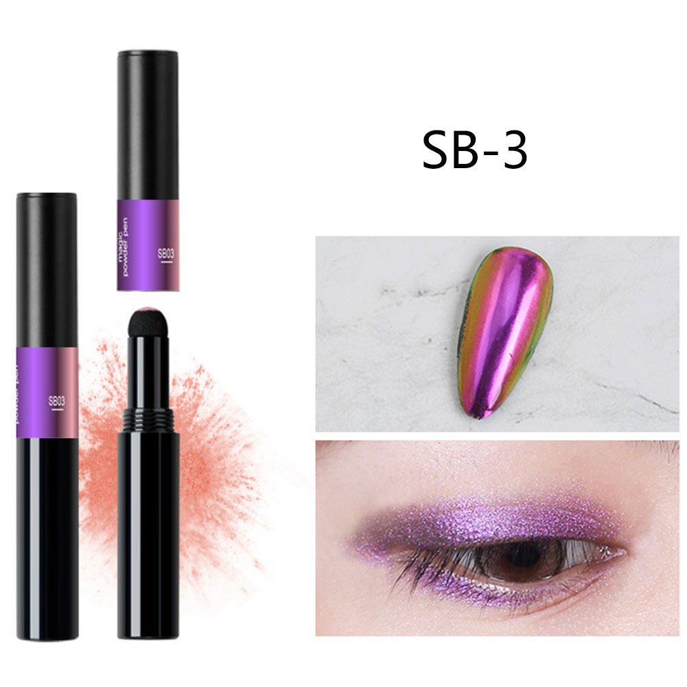 

2in1 Colorful Cosmetics Travel Home Makeup Tools Portable Nail Art Pen Powder Eyeshadow Pencil Air Cushion Long Lasting Salon