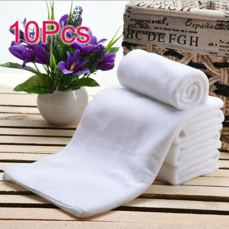 

10pcs White Disposable Face Towel Hair Salon Towels 30X70cm Travel Washcloth Bathroom Accessories Hotel Travel Towel1