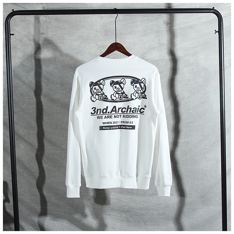 

2021 Autumn Winter Fashion Brand New Top Couple Laser Letter Printed Hoodie for Men and Women 0ekq, Black