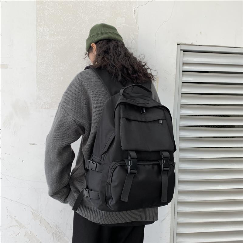 

Large Capacity Travel Backpack Fashion Women Backbag Anti-theft Waterproof Rucksack School Bag For teenager girl Mochilas Mujer, Black