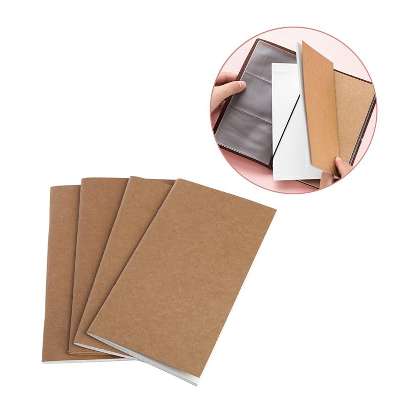 

Kraft Paper Notebook Account Book Dot Journal Diary Memo Blank Page Stationery