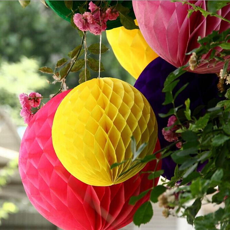 

12"(30cm)chinese tissue round paper honeycomb balls for party baby shower wedding decoration