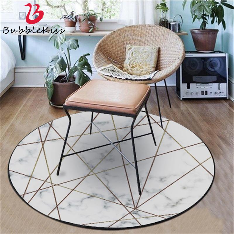 

Fashion Imitation Marble Gold Strip Round Carpet Carpets For Living Room Bedroom Home Textile Decor Rugs Non-slip Floor Mats, Jq-carpets-259