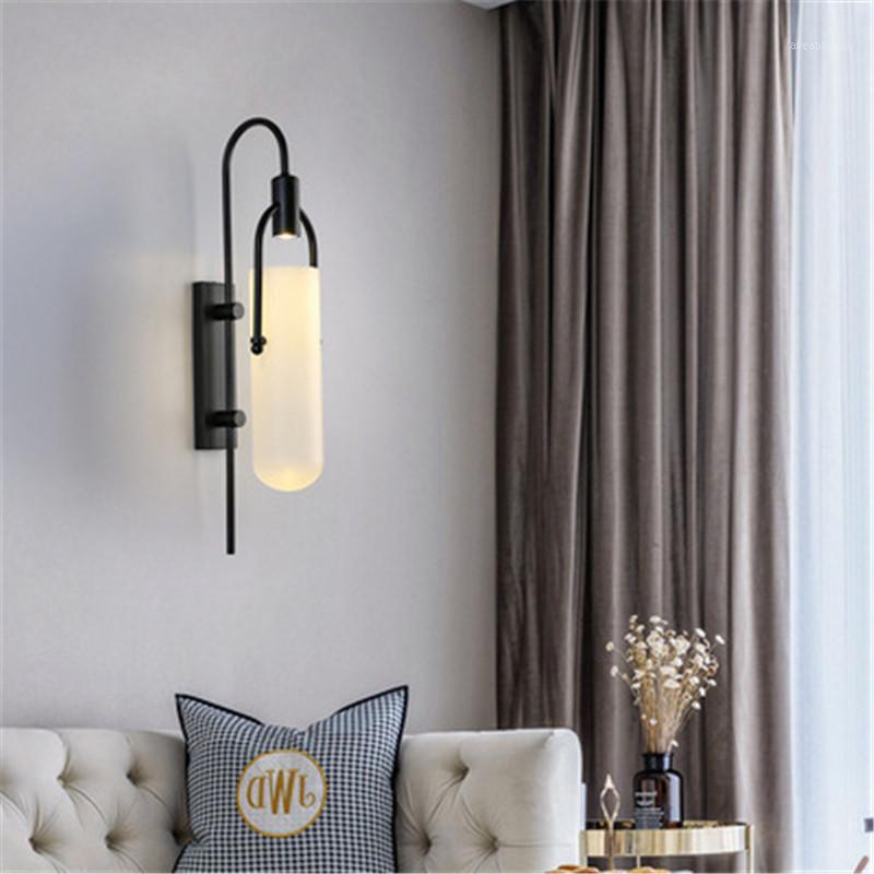 

Nordic Designer Postmodern Minimalist Creative Wall Lamp Led Bedside Light Decoration B Living Room Corridor Aisle Lamps1