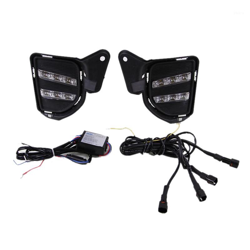 

for Hiace 2014-16 LED Daytime Running Light DRL Fog Lamps Car Styling1