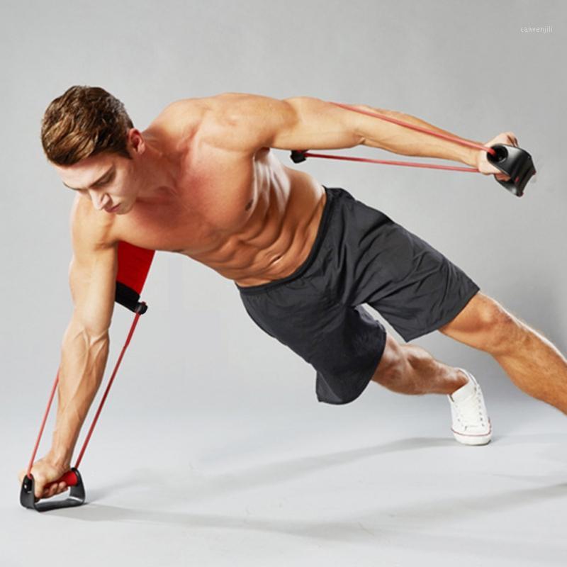 

Fitness Workout Home Sport Rubber Yoga Pull Rope Latex Elastic Resistance Bands with Padded Handles Pull Up Assistance1