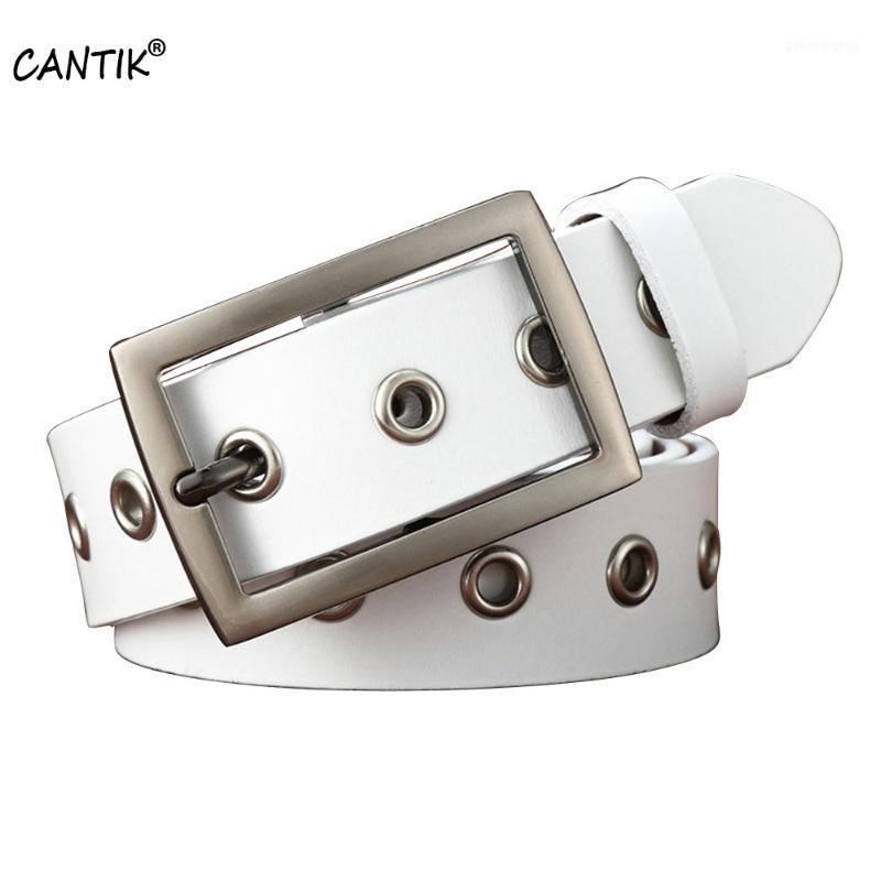 

Ladies High Quality Genuine Leather Belts GEOMETRIC Square Pin Buckle Metal Jeans Clothing Accessories For Women FCA016, Black;brown