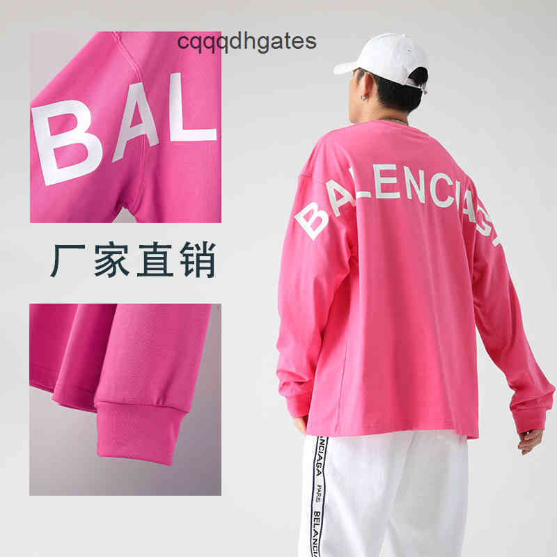 

balencaigas mens luxurys designers hoodies italy brand Verified Gaoding B's new round neck sweater for men women 320G high-density double yarn combed cotton a Unisex, Pink