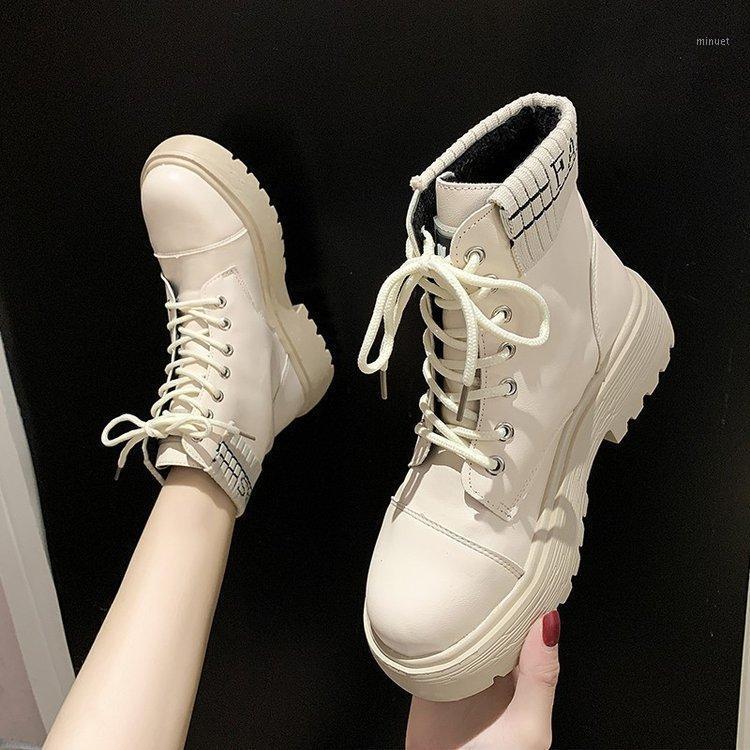 

Women's Ankle Boots New Boots British Wind Short Breathable Student Wild Women's1, Black