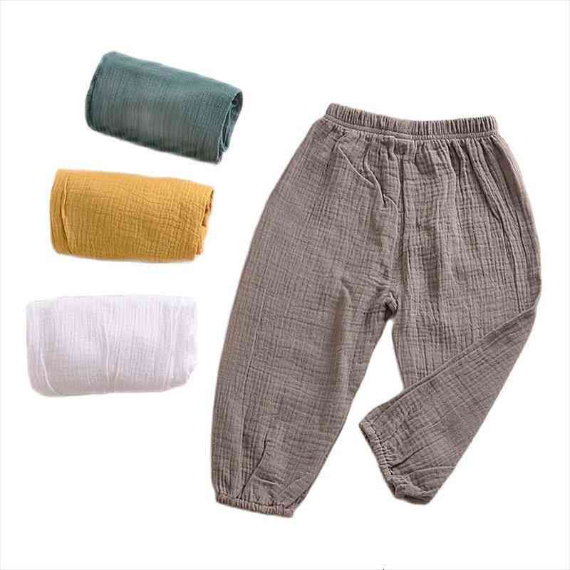 

childrens cotton retro trousers trendy fan boys and girls lantern mosquito pants harem pants 303 07, Blue