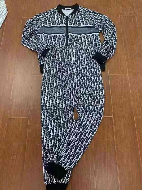 2022 Factory Wholesale New Model autumn and winter fashion leisure zipper coat trousers two-piece student slim suit-image-754722678