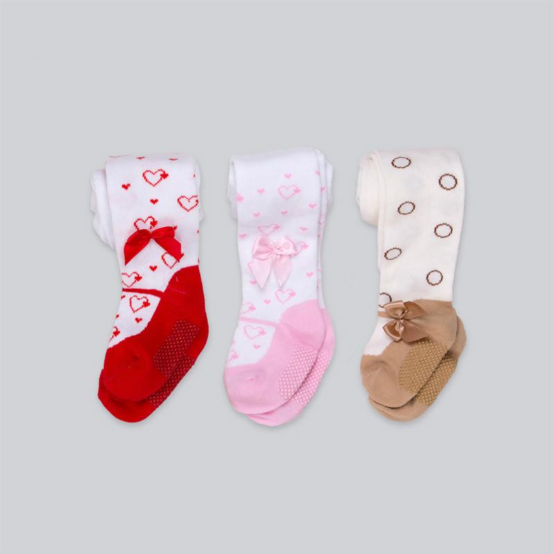 

Baby's cotton antiskid bottom tights, Brown