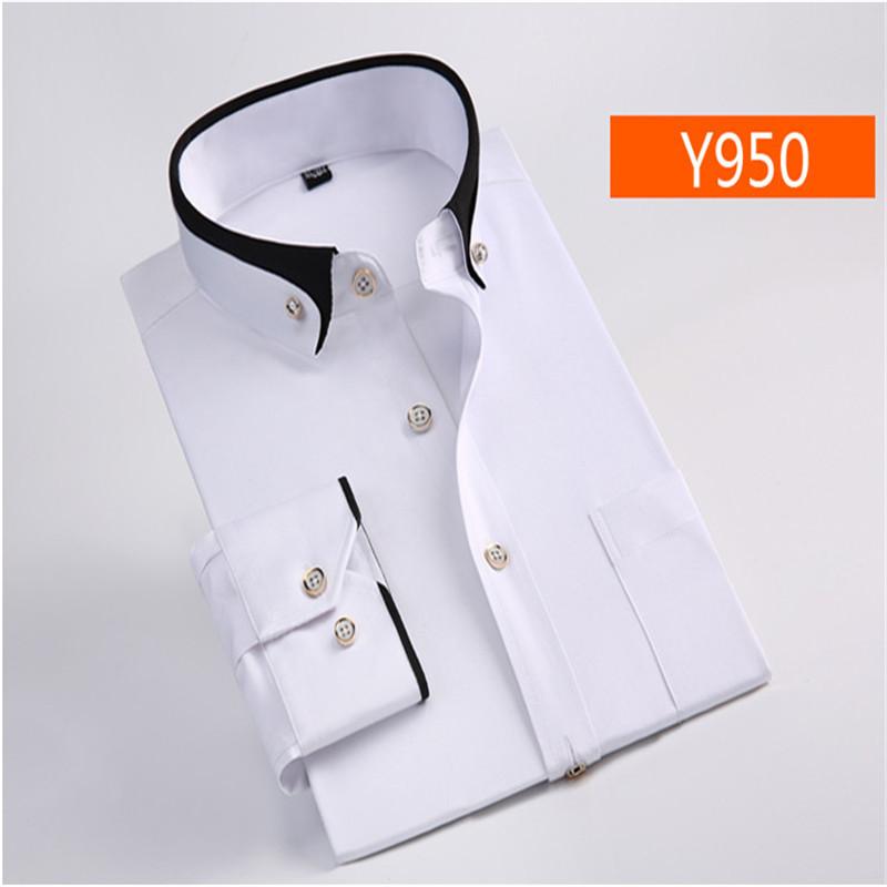 

new arrival Spring long-sleeve Large oversized male formal solid color loose shirt plus size  -4XL5XL6XL7XL8XL 9XL, 908