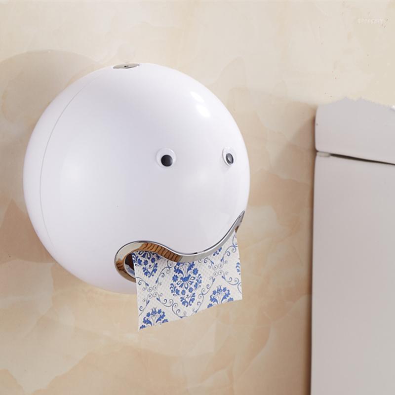 

New cute plastic Toilet Paper Holder tissue box paper towel storage box toilet roll holder tray bathroom Accessories1