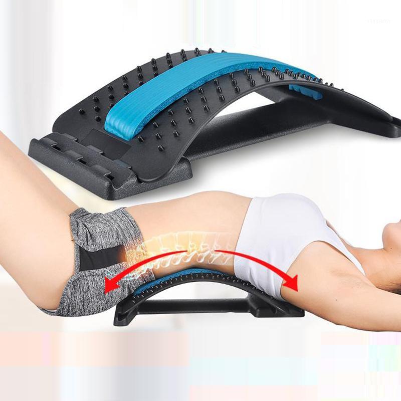 

Yoga Mat Waist Massage Flexibility Training Gym Sports Waist Correction For Exercise Yoga And Pilates1, Blue