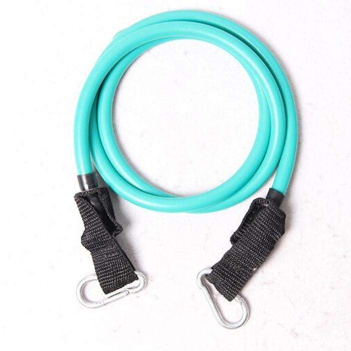 

free shipping resistance pull up bands green elastic stretch exercise trainning tube metal pull rope for yoga pilates workout1
