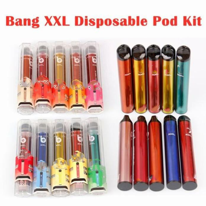 

Bang XXL Disposable Pod Device 800mAh 2000Puff XTRA Prefilled 6ml Vape Stick Pen Portable Mini Vapor System VS Puff XXL DHL Free