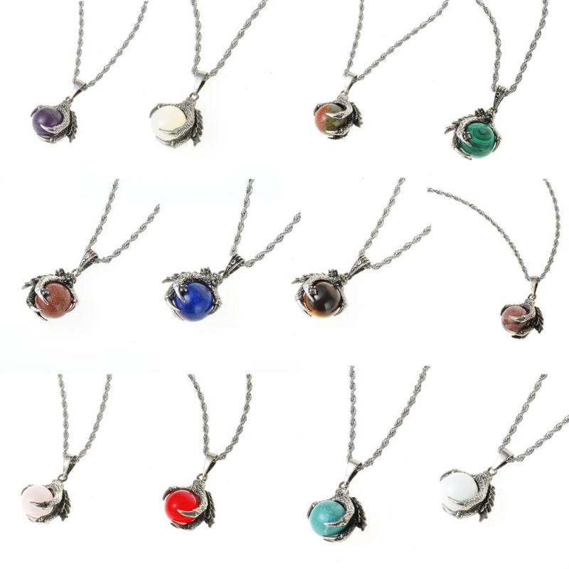 

Dragon Claw Vintage Gothic Design Punk Rock Stainless Steel Twist Necklace for Men