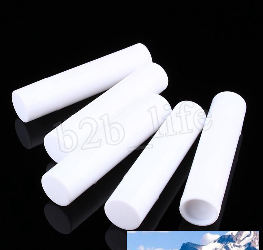 

5ml Cosmetic Empty Chapstick Lip Gloss Lipstick Balm Tube And Caps Container Black White Cle jllrvx insyard
