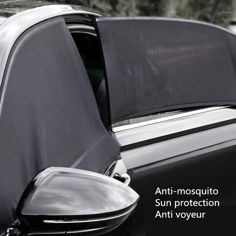 

Car Sun Shade Side Window Sunshade Cover UV Protect perspective mesh Universal car accessories Windows can be opened1