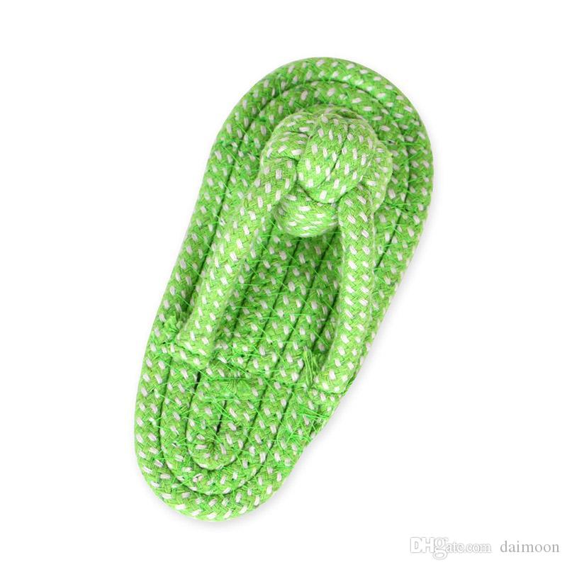 

jacket Pets Cotton Chews Knot Toys colorful Durable Braided Bone Rope Funny dog cat pet collar perpetual