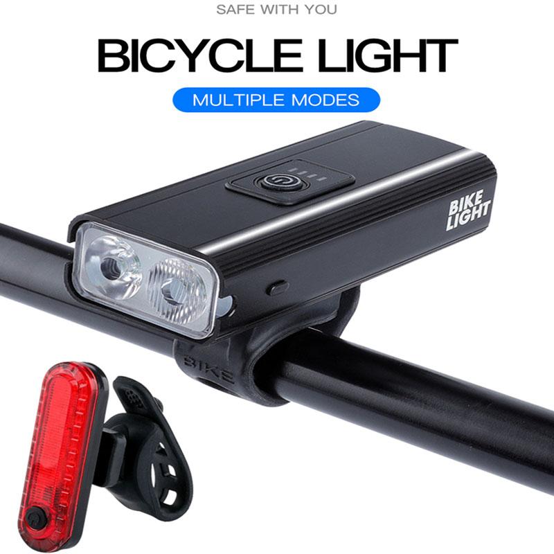 

DONSUNG Bike Light Mountain Bike Headlight Super Light Ipx45waterproof 2*L2/T6USB Rechargeable LED 2400mah USB Charge
