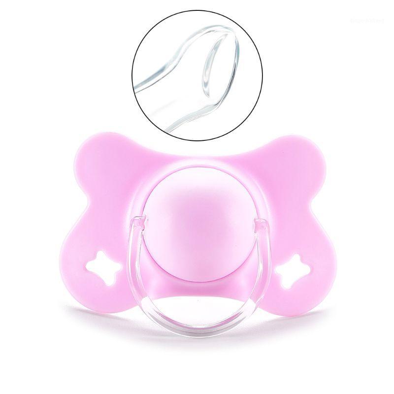 

Baby with Lid Butterfly Shape Round and Flat Teat Silicone Sleep Pacifier Newborn Boys Girls Bite Chew Supplies D08C1