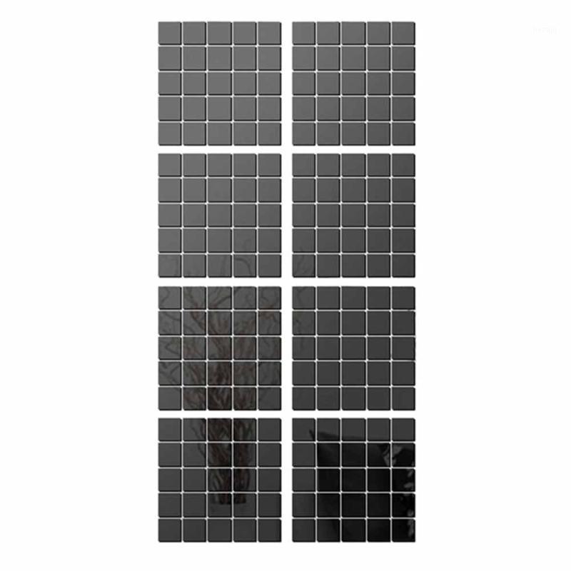 

100Pcs 2x2cm Acrylic 3D Mirror Wall Stickers Mosaic Mirror Effect Room DIY Square Living Room Children's Home Wall Decor1