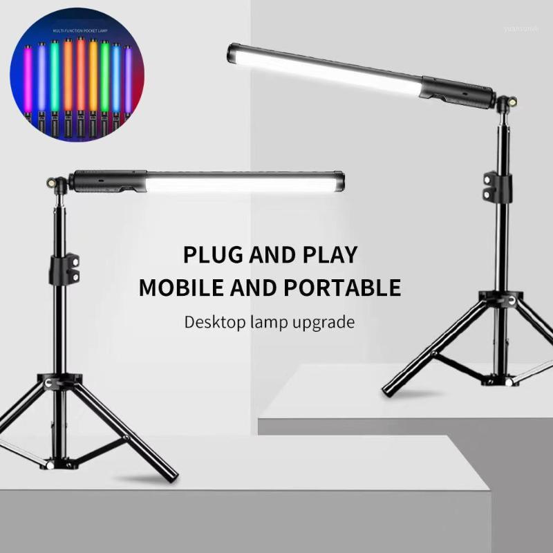 

RGB Colorful LED Stick Fill Light Handheld 10W 3000K LED Flash Light stick Speedlight Photographic Lighting1