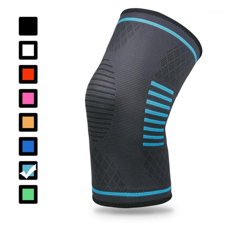 

Elastic Sport Knee Pad Support Brace Fitness Cycling Kneepad Climbing Running Basketball Volleyball Compression Support1, Grey