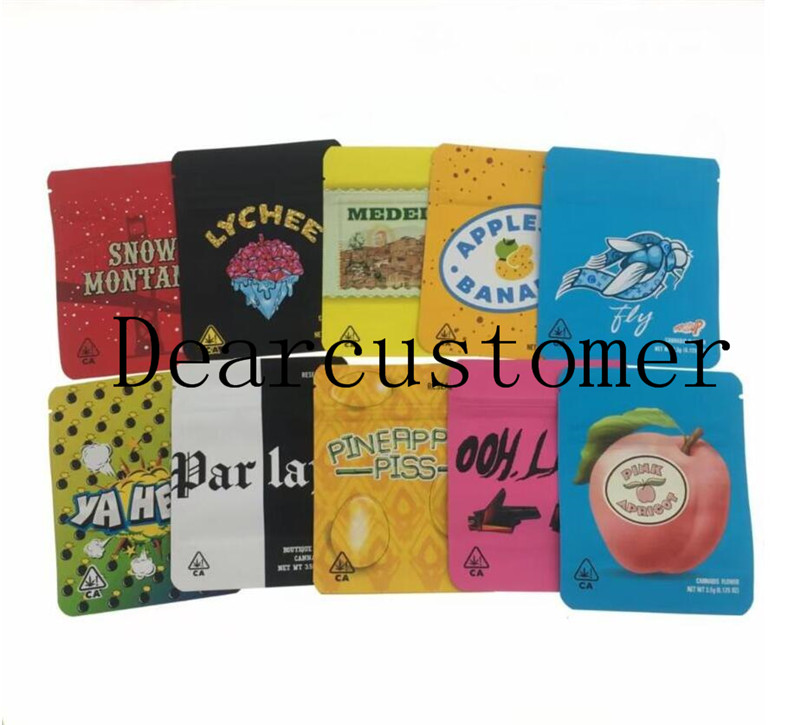 

COOKIES California S2021h 3.5g Mylar Childproof Bags 420 Packaging Gelatti Cereal Milk Gary Payton Cookies Bag size 3.5g-1/8 Bags mylar bags