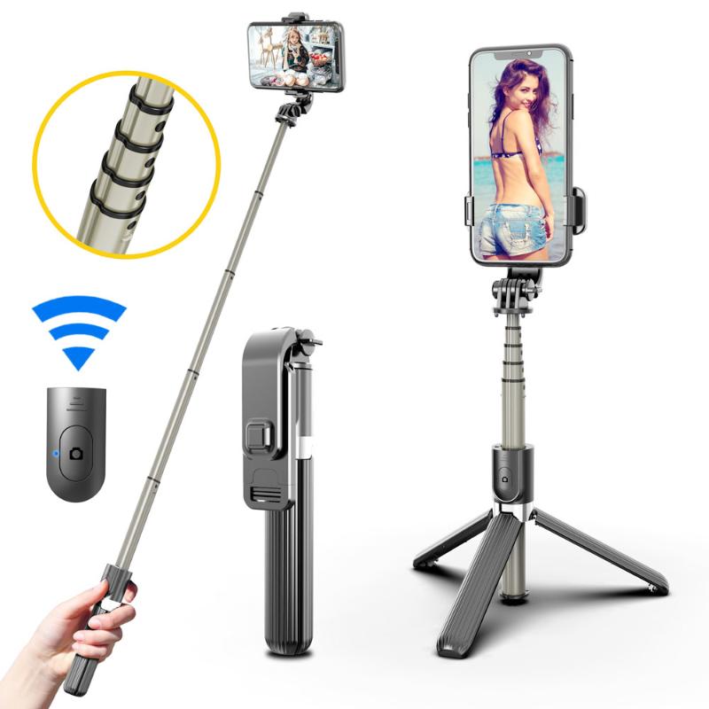 

Selfie Stick Bluetooth Integrated Mini Tripod Selfie Stick Aluminum Alloy Cell phone Artifact Youtobe Tiktok for Android