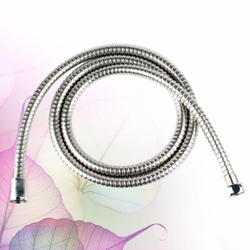 

2pcs Stainless Steel Shower Hose Handheld Durable Shower Tube Nozzle Connection Tube Sprayer Hose for Home Hotel Bat