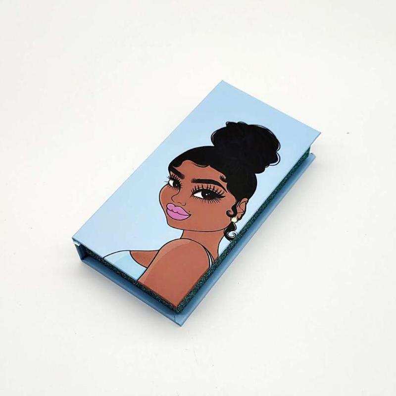 

Wholesale Fahion Lash Packaging Boxes With Trays New Design 3/5/10pcs Eyelash Packaging Box Rectangle Lashes Case