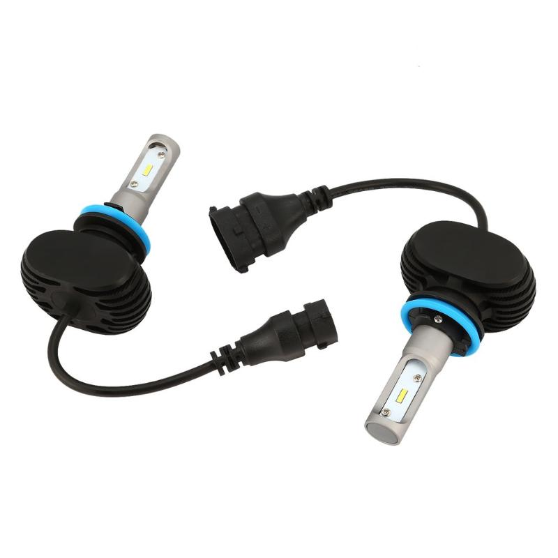 

2Pcs T1 Car LED Headlights 110W 9V-32V LED Light Source H4 H7 H8/H9/H11 H1 9006 Auto Lighting System