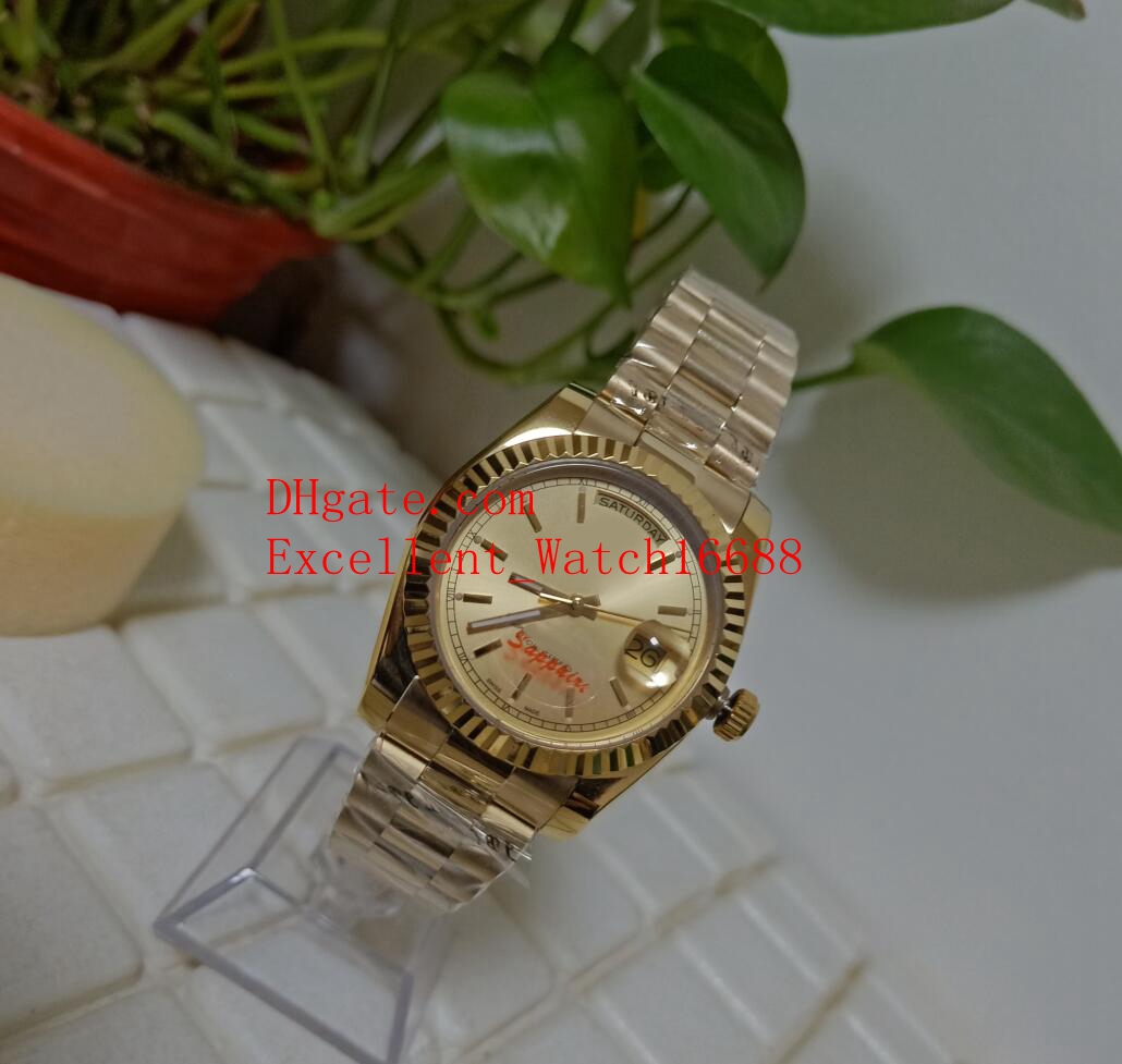 

Hot Sell Unisex Fashion watches 36 mm 118238 228238 18k Yellow Gold Asia 2813 Movement Automatic Unisex Wristwatches