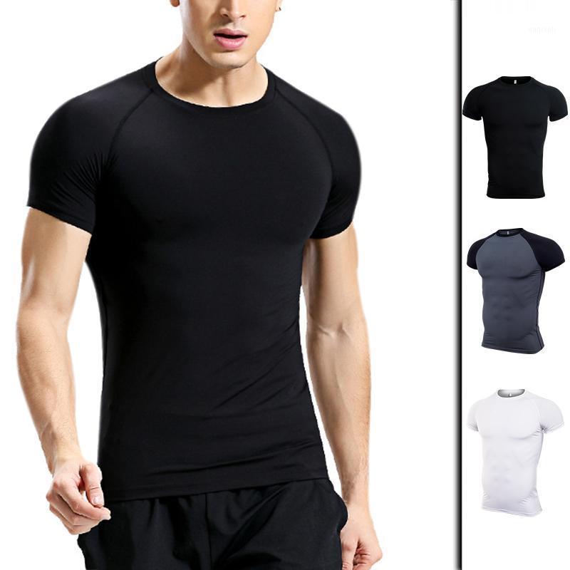 

Men Training Shirts Running Workout Fitness Outdoor Athletic Yoga Top Breathable Quick Dry Tee1, Gray