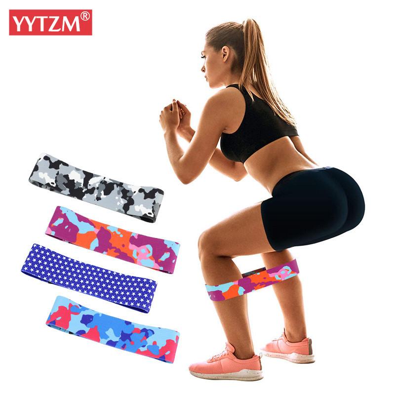 

Hip Circle Resistance Band Fitness Elastic Ring Bands Loop Yoga Anti-slip Squats Training Exercise BuLifting Camouflage color