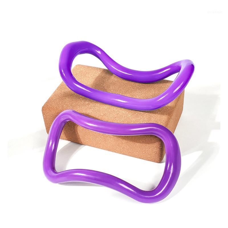 

2020 Yoga Fitness Equipment Fascia Massage Workout Pilates Circle Yoga Stretchdline Ring Home Women Bodybuilding Exercise1, Green