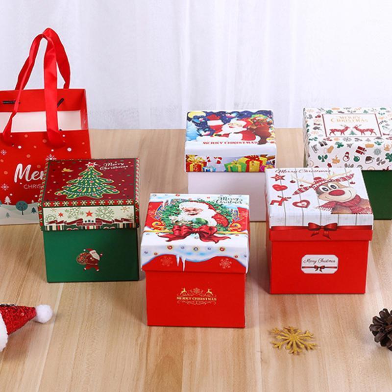 

1 Set Durable Lovely Safe Storage Boxes Gift Boxes Candy for Christmas1
