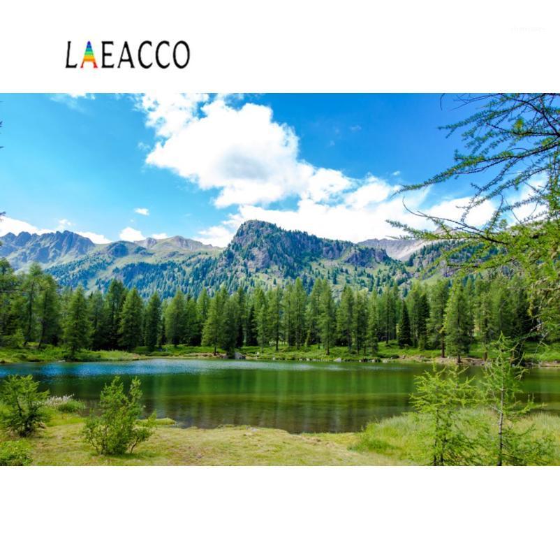 

Background Material Natural Backgrounds Lake Mountain Tree Forest Green Grass Blue Sky Cloudy Scenic Pography Backdrops Pocall Po Studio1