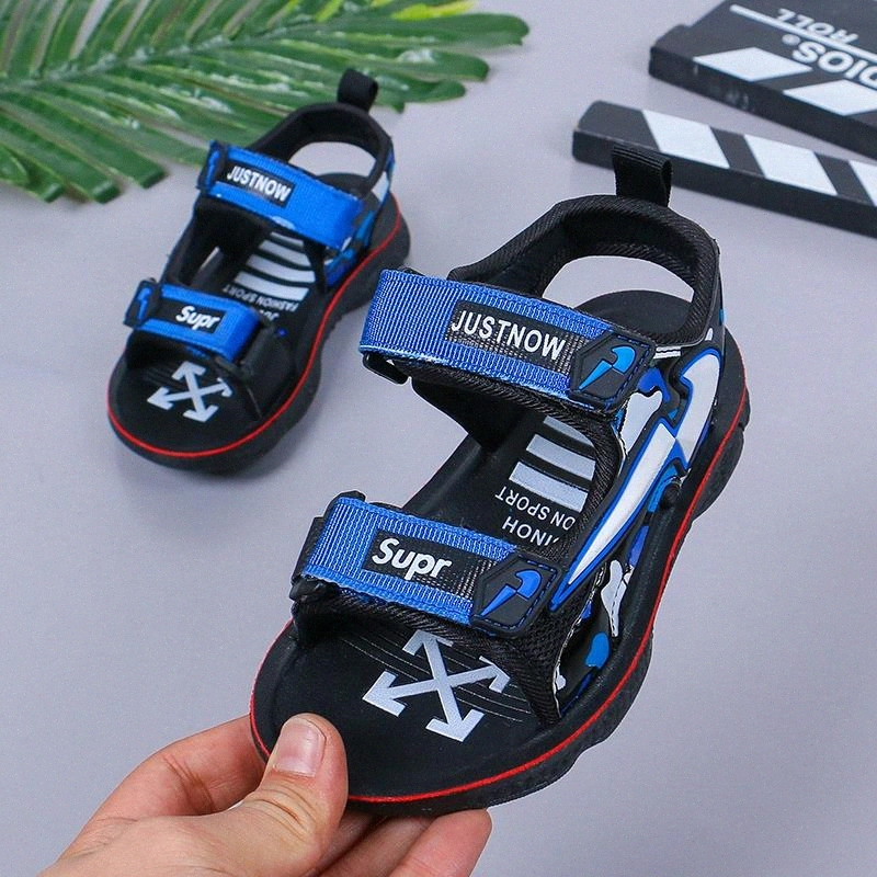 

NEW Summer Children Sandals Fashion Kids Beach Shoes Sports Casual Boys & Girls Soft Bottom Shoes Size 26-37 #oS71